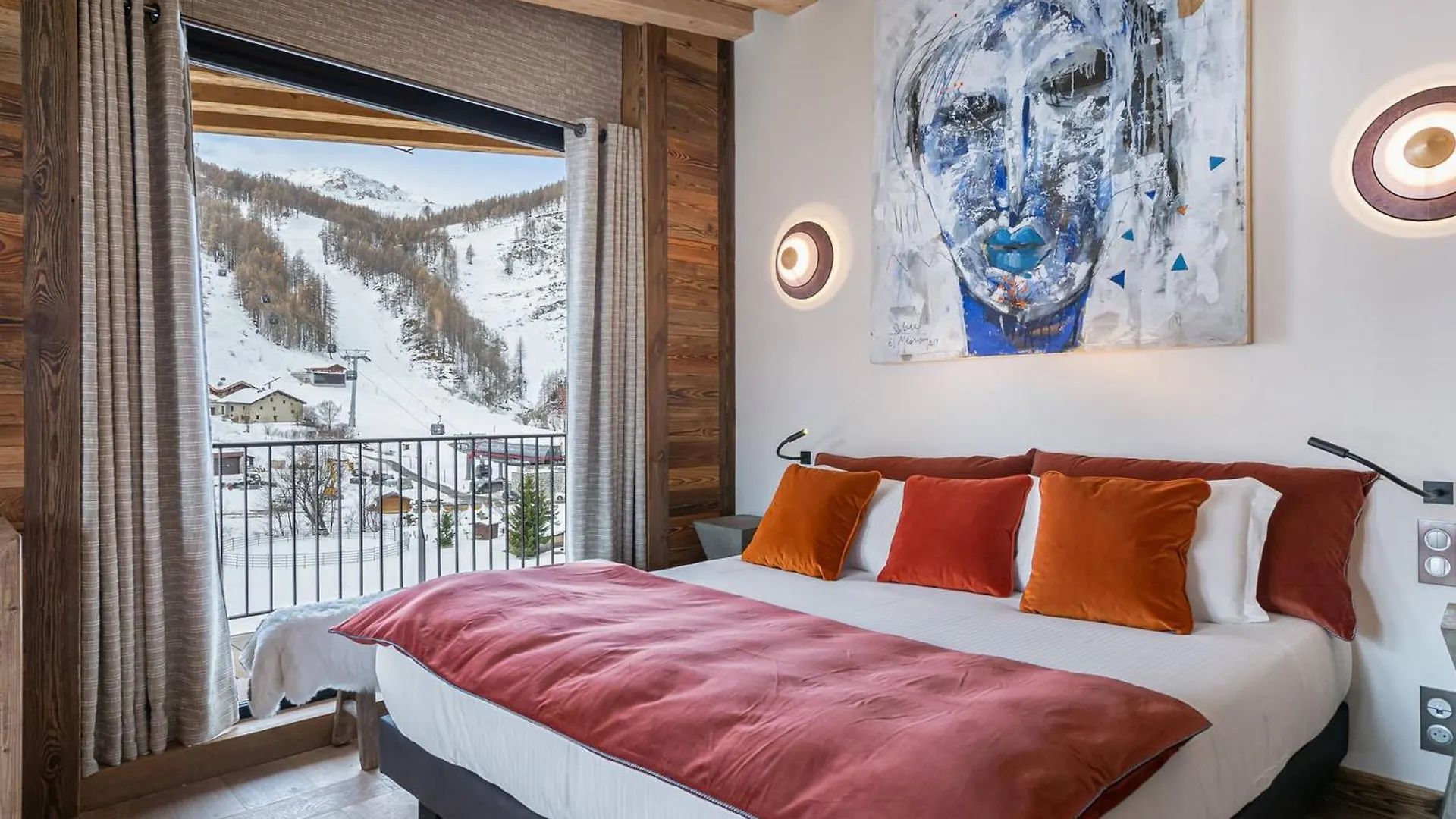 Superbe Penthouse Face Aux Pistes, 5 Chambres Avec Salle De Bain, Cheminee, Jusqu'A 10 Personnes - Fr-1-844-8 Val-dʼIsère Appartement
