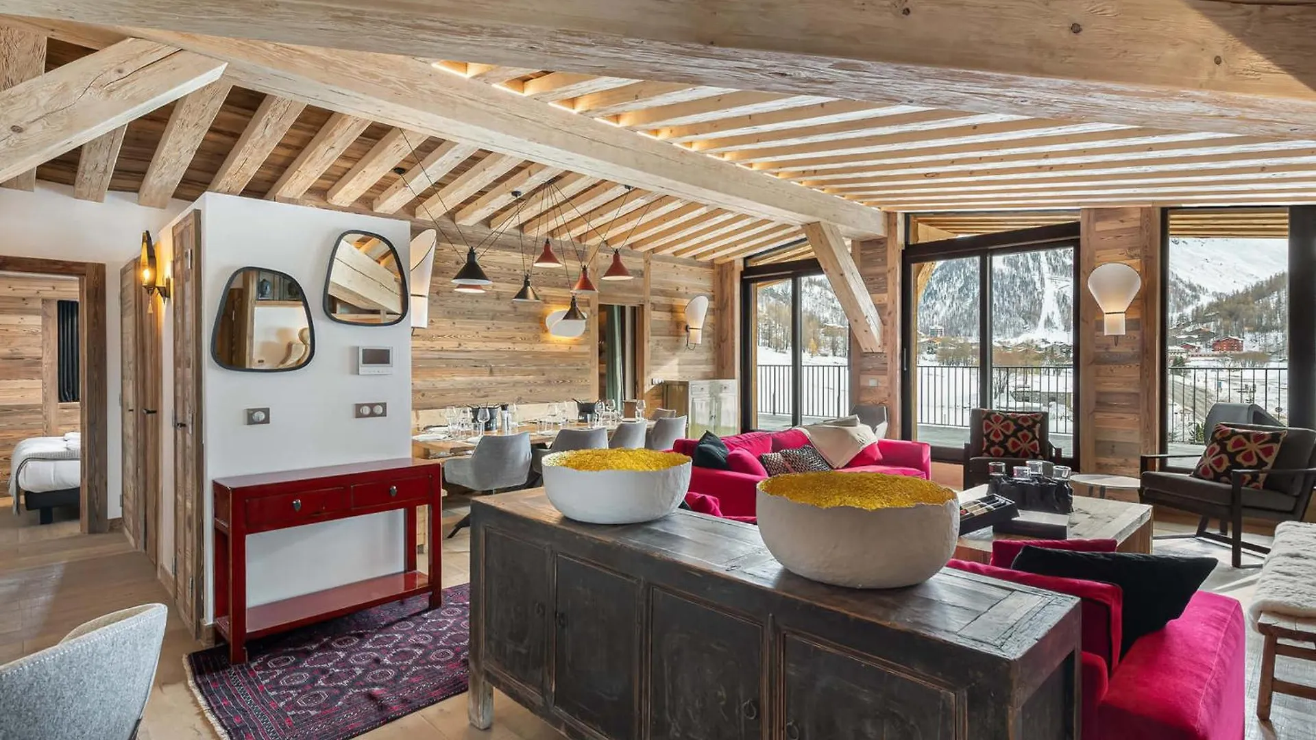 Superbe Penthouse Face Aux Pistes, 5 Chambres Avec Salle De Bain, Cheminee, Jusqu'A 10 Personnes - Fr-1-844-8 Val-dʼIsère 프랑스