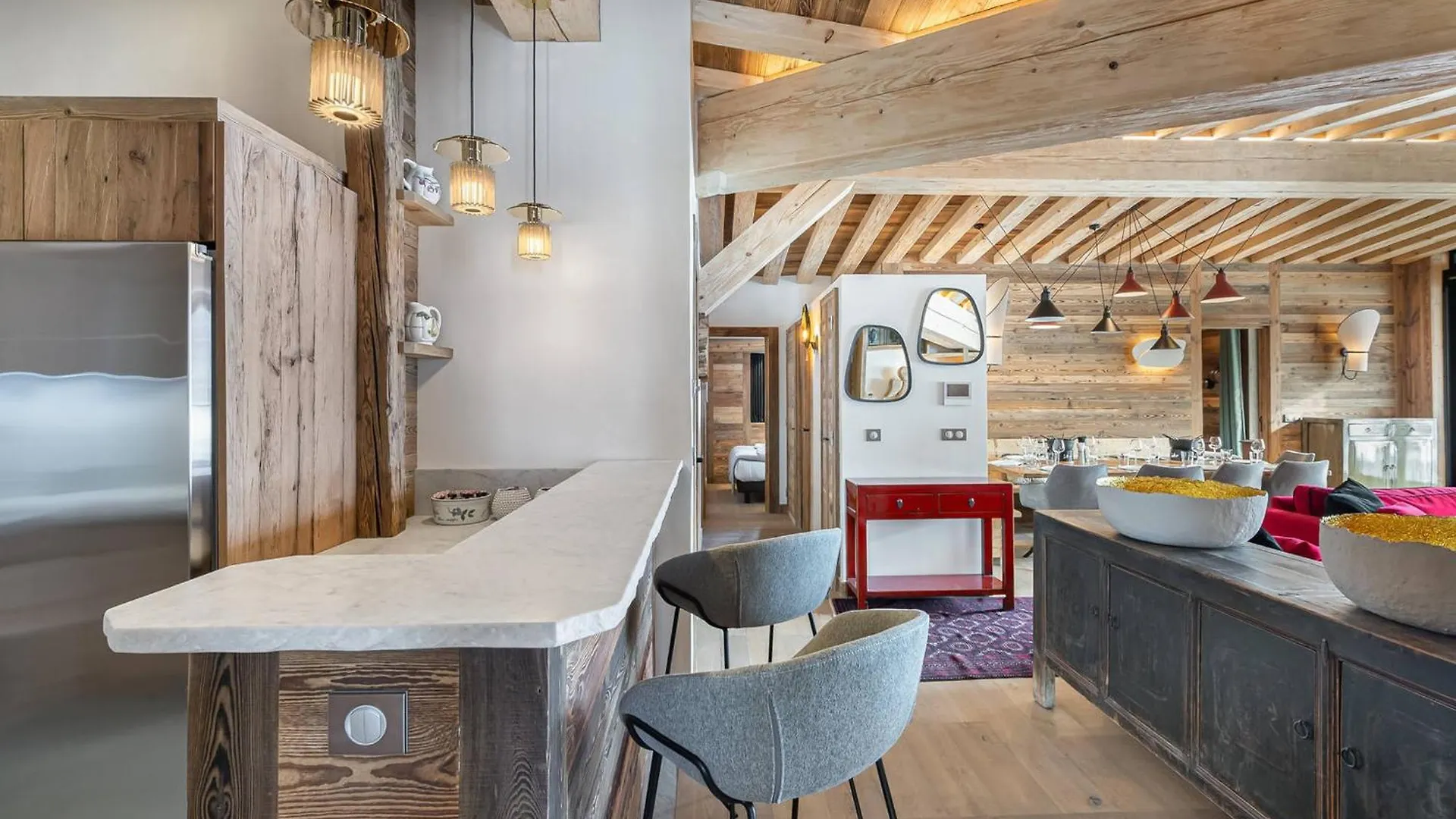 아파트 Superbe Penthouse Face Aux Pistes, 5 Chambres Avec Salle De Bain, Cheminee, Jusqu'A 10 Personnes - Fr-1-844-8 Val-dʼIsère